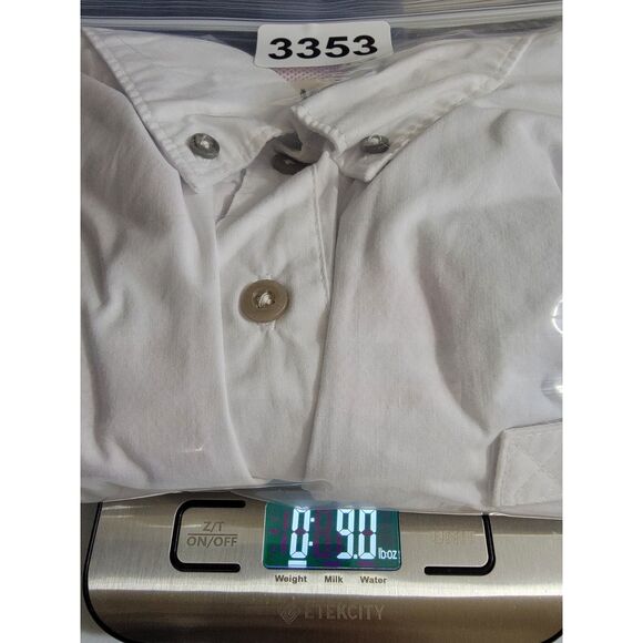 Patriotic US Flag MAGELLAN Vented Short Sleeve Button Fishing Shirt - Medium - Picture 7 of 7